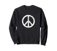 Simbolo de la Paz Hippie Peace Sign Signo Hombre Mujer Sudadera