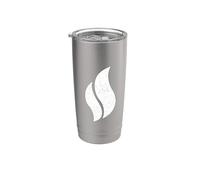 SÍMBOLO DE LLAMA PENTECOSTAL ESPÍRITU SANTO PENTECOSTAL Vaso térmico de acero inoxidable de doble pared