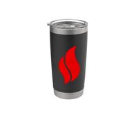SÍMBOLO DE LLAMA PENTECOSTAL ESPÍRITU SANTO PENTECOSTAL Vaso térmico de acero inoxidable de doble pared