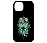 Símbolo de Mano de Hamsa de protección mística Ornamental Carcasa para iPhone 14
