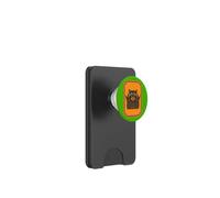 Símbolo de mano de mapache rock and roll divertido PopSockets PopWallet para MagSafe
