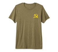 SÍMBOLO DE Martillo Y Sickle CCCP URSS UNIÓN SOVIÉTICA Camiseta Premium