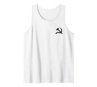 SÍMBOLO DE Martillo Y Sickle CCCP URSS UNIÓN SOVIÉTICA Camiseta sin Mangas
