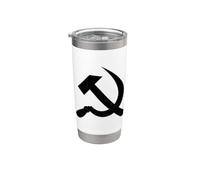 SÍMBOLO DE MARTILLO Y SICKLE CCCP URSS UNIÓN SOVIÉTICA Vaso térmico de acero inoxidable de doble pared