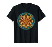 Símbolo de meditación de Yoga con diseño de Mandala místico, Sol Celta Camiseta