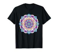 Símbolo de meditación de Yoga Mandala Sagrado Colorido Camiseta