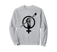 Símbolo de Movimiento de Arte Feminista - Puño de empoderamiento de Artista Mujer Sudadera