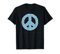 Símbolo de Paz Floral Forget Me Not Flower Camiseta