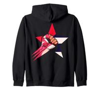 Símbolo De Poder De Estrella Cubana Sudadera con Capucha