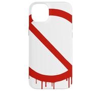 Símbolo De Prohibición Dripping Prohibition Sign Protesta Carcasa para iPhone 14 Plus