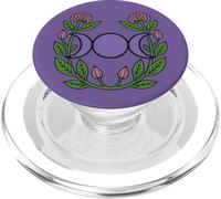 Símbolo de triple diosa del ciclo lunar del cardo PopSockets PopGrip para MagSafe