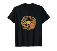 Símbolo de triple diosa rosa de luna triple Camiseta