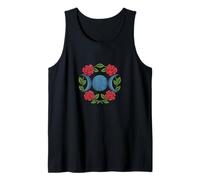 Símbolo de triple diosa rosa de luna triple Camiseta sin Mangas