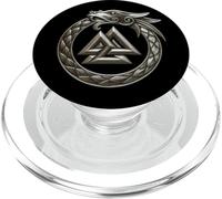 Símbolo de Valknut: Viking Celtic Nordic Mythology Valhalla PopSockets PopGrip para MagSafe