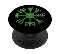 Símbolo de Vegvisir: Viking Celtic Nordic Mythology Valhalla PopSockets PopGrip Adhesivo