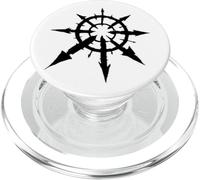 Símbolo del caos / Caballero de guerra / Modelo de guerra / Facción del caos PopSockets PopGrip para MagSafe