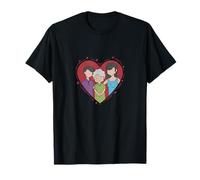 Símbolo del corazón con la Abuela y la Familia Camiseta