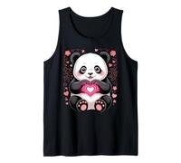 Símbolo del corazón del Panda Kawaii | Lindo Panda San Camiseta sin Mangas