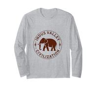 Símbolo del Elefante de la civilización del Valle del Indo Manga Larga