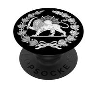 SíMBOLO del Emblema del LEÓN Y EL Sol Persa DE IRÁN PopSockets PopGrip Adhesivo