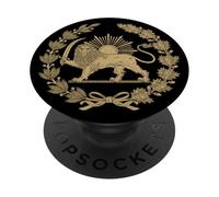 SíMBOLO del Emblema del LEÓN Y EL Sol Persa DE IRÁN PopSockets PopGrip Adhesivo