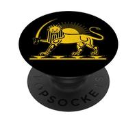 SÍMBOLO del LEÓN Y EL Sol del IRÁN Persa PopSockets PopGrip Adhesivo