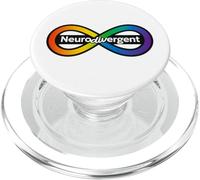Símbolo del Orgullo Infinito neurodivergente PopSockets PopGrip para MagSafe