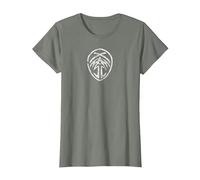 Símbolo del Puente de la luz tormenta 4 Camiseta, Mujer, Verde Militar Jaspeado, XS