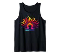 Símbolo del zodiaco Libra con el signo zodiacal astro Venus Camiseta sin Mangas