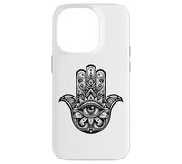 Símbolo Espiritual de Fatima Hamsa para protección de Manos Carcasa para iPhone 14 Pro