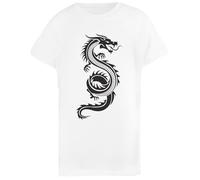Símbolo Estético del Dragón Chino Camiseta Infantil Básica Algodón Blanca Basic Cotton White Children's T-Shirt