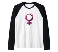 Símbolo Feminista de Las Mujeres Igualdad de Derechos no es Opcional Camiseta Manga Raglan