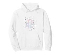 Símbolo Floral del Zodiaco, horóscopo Fresco de la astrología Leo Sudadera con Capucha