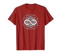 símbolo Infinito Camiseta, Hombre, Arándano, M