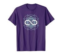 símbolo Infinito Camiseta, Hombre, Morado, 3XL