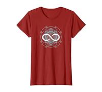 símbolo Infinito Camiseta, Mujer, Arándano, S