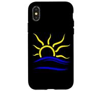 Símbolo Naturista para el Naturismo Nudista | Universal Nudism Sun Carcasa para iPhone X/XS