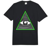 Símbolo Oculto de la pirámide Ocular Que Todo lo ve Comfort Colors Adult Heavyweight T-Shirt