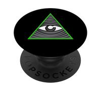 Símbolo Oculto de la pirámide Ocular Que Todo lo ve PopSockets PopGrip Adhesivo