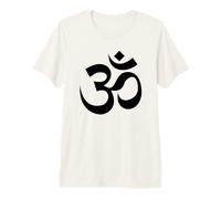 Símbolo Om AUM Meditación Sagrada Espiritual Arte Zen. Camiseta Premium