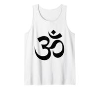 Símbolo Om AUM Meditación Sagrada Espiritual Arte Zen. Camiseta sin Mangas