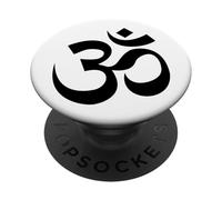 Símbolo Om AUM Meditación Sagrada Espiritual Arte Zen. PopSockets PopGrip Adhesivo