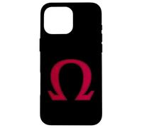 SÍMBOLO Omega Alfabeto Griego MITOLOGÍA FRATERNIDAD SORORIDAD Carcasa para iPhone 16 Pro MAX