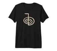 Símbolo Reiki Cho KU Rei Diseño Distressed Unisex Camiseta Premium
