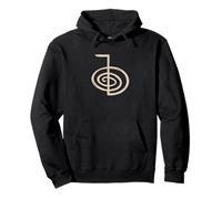 Símbolo Reiki Cho KU Rei Diseño Distressed Unisex Sudadera con Capucha