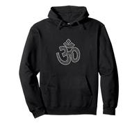 Símbolo Sagrado Om Energía Espiritual Arte de Meditación Zen Sudadera con Capucha