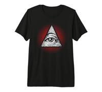 Símbolo Secreto Illuminati de la pirámide mística del Ojo Que Todo lo ve Camiseta Premium