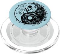 Símbolo Yin Yang, árbol de la Vida, Tai chi, Qigong, Yoga, taoísmo PopSockets PopGrip para MagSafe
