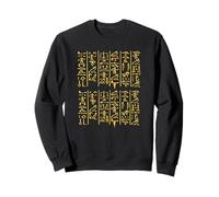 Símbolos de Arte jeroglífico Egipcio Antiguo diseño Minimalista Sudadera