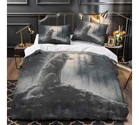 Símbolos de brujería Funda de Edredón Suave Juego de 3 Piezas Impresión 3D Cremallera Oculta incluye Fundas de Almohada Suave Ocultismo vintage Funda Edredon for Ancianos Super king（260x220cm）